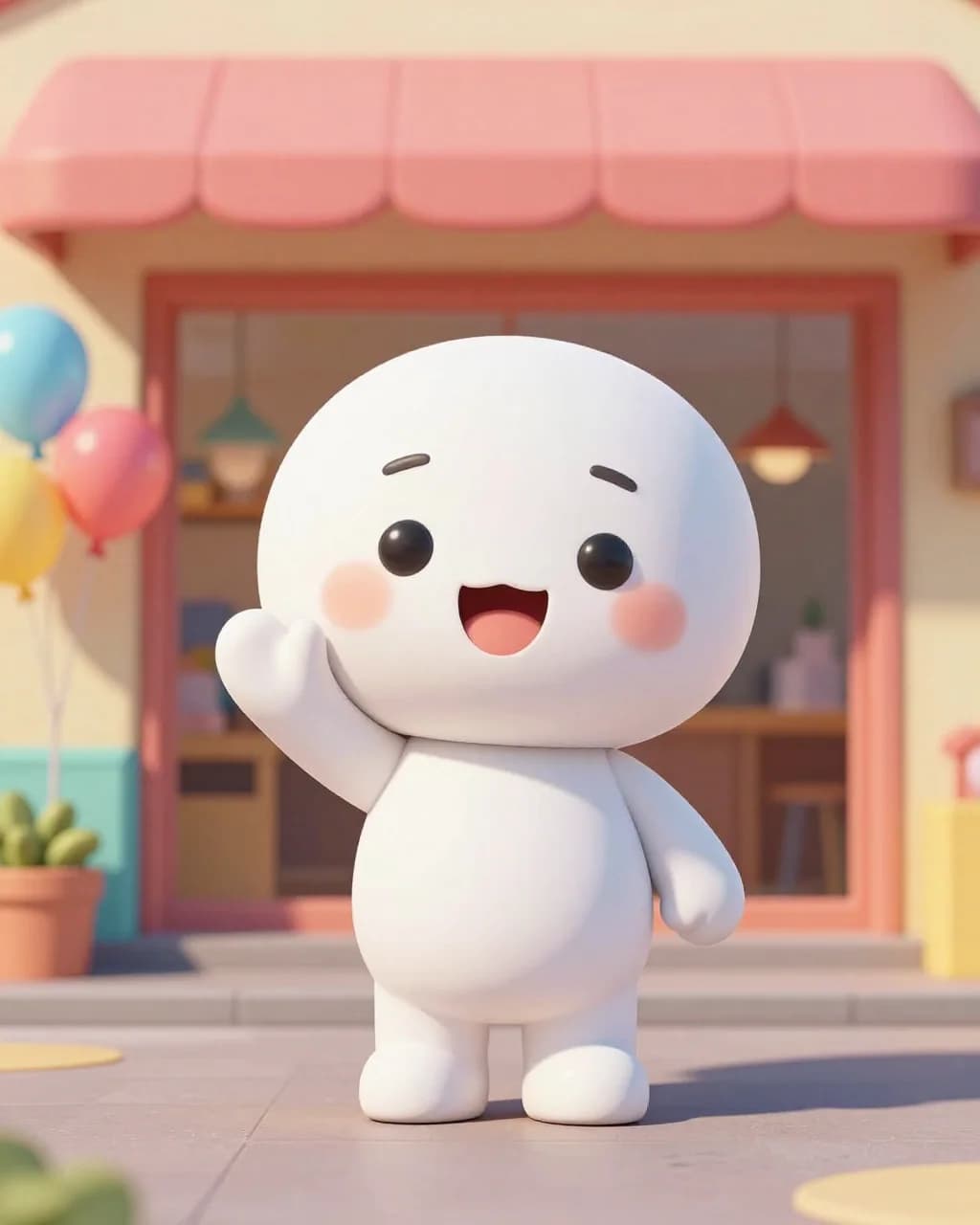 A character with personality